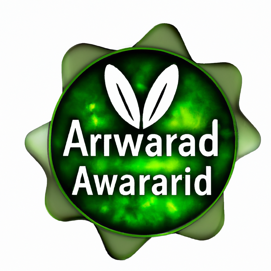 Logo Green Business Award s motivem listu